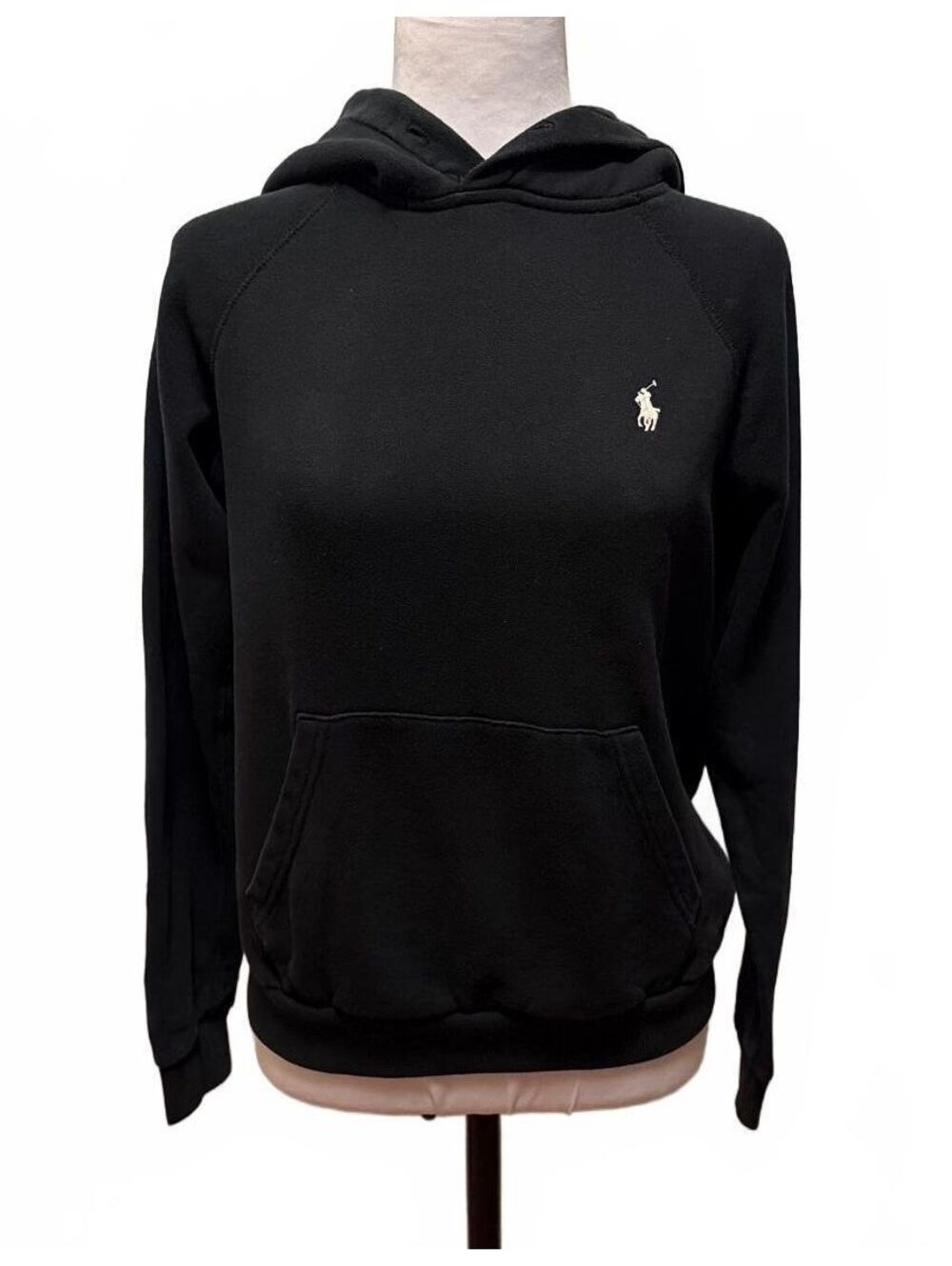 Polo Ralph Lauren Hoodie S Black Classic Prep 90s Streetwear Old Money Casual